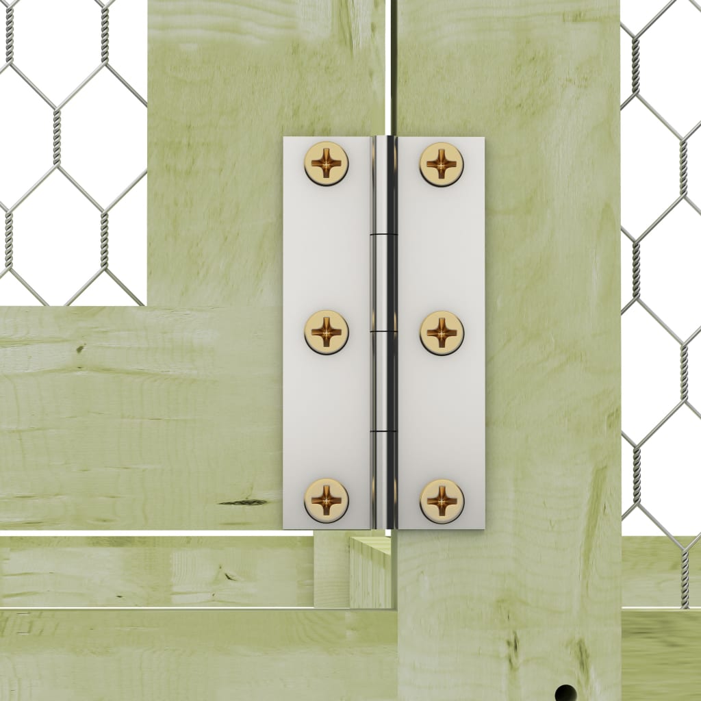 Kippenhok 1,5x6x1,5 m geïmpregneerd grenenhout 1.5 x 6 x 1.5 m