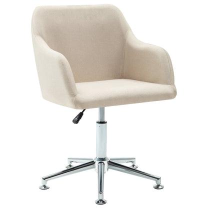 Eetkamerstoelen 6 St Stof Crèmekleurig 6