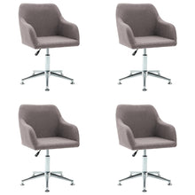 Eetkamerstoelen Draaibaar Stof 4