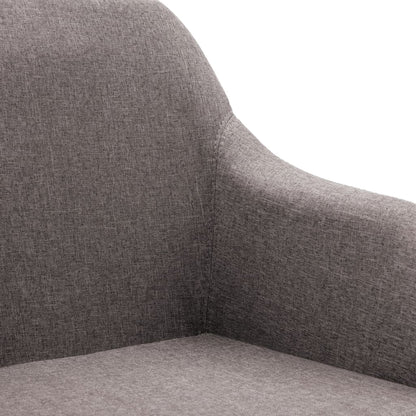 Eetkamerstoelen Draaibaar Stof 4