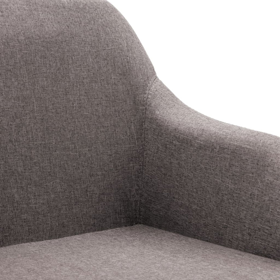 Eetkamerstoelen Draaibaar Stof 4