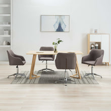 Eetkamerstoelen Draaibaar Stof 4