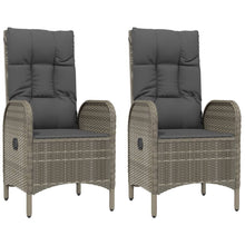 Tuinstoelen Poly Rattan Grijs