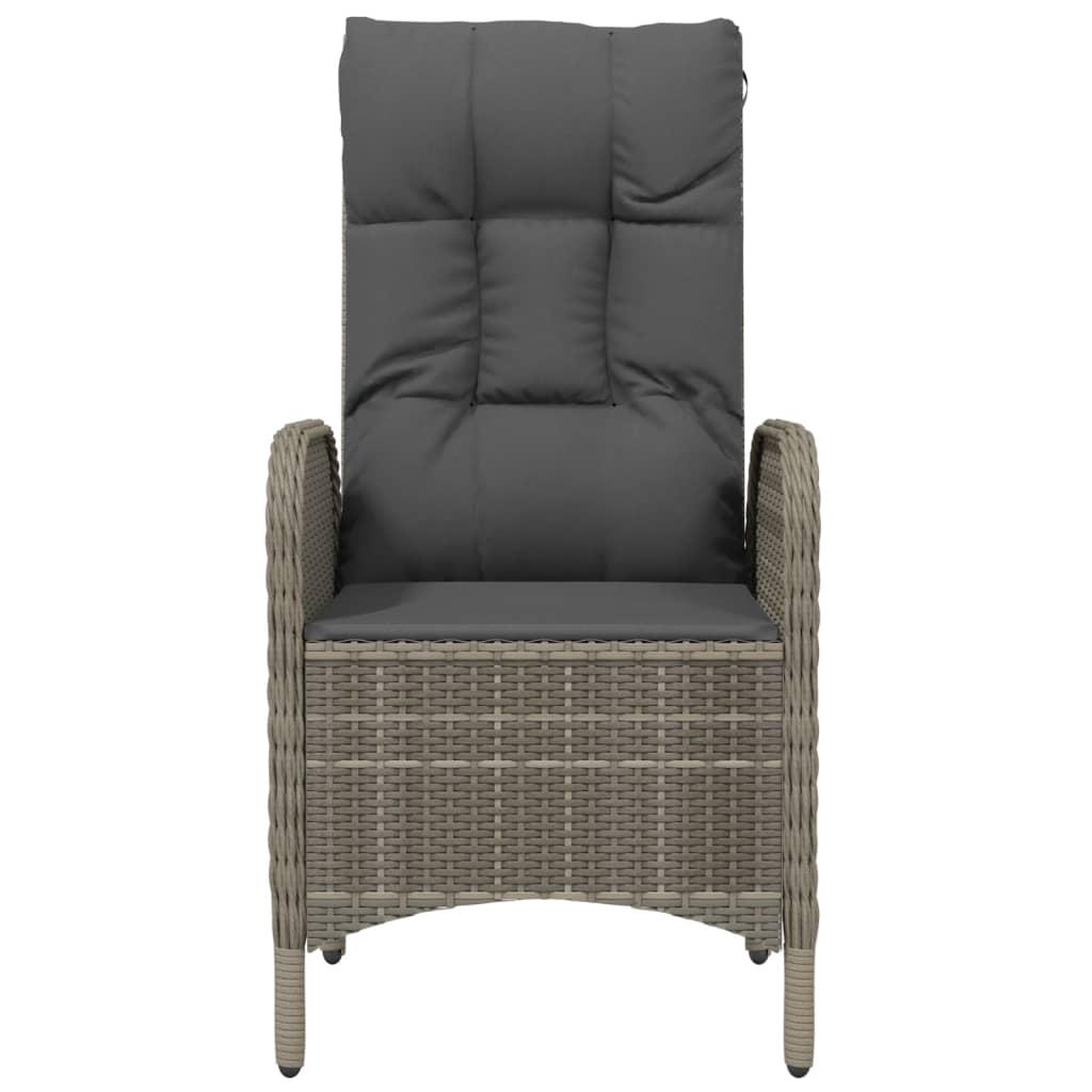 Tuinstoelen Poly Rattan Grijs