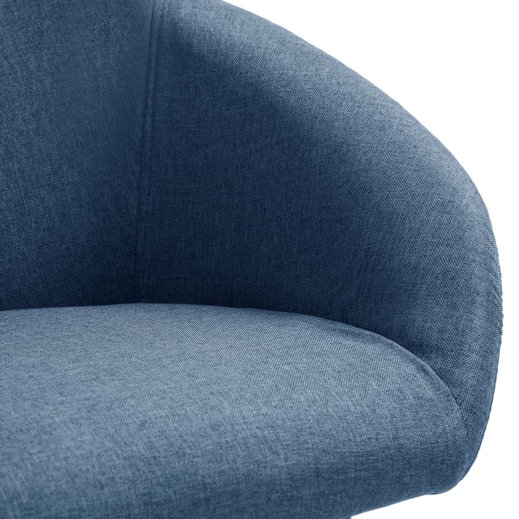 Eetkamerstoelen 4 St Stof Blauw Blauw