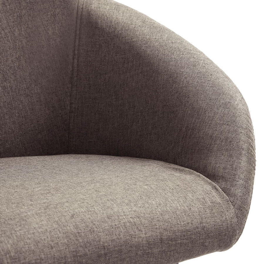 Eetkamerstoelen 4 St Draaibaar Stof Taupe 4