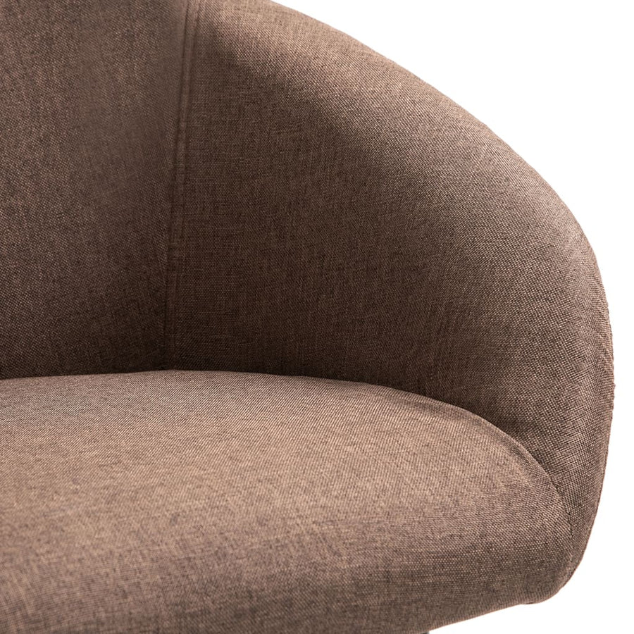 Eetkamerstoelen 6 St Stof Bruin 6