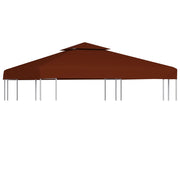 Gazebo roof 2-layer 310 g/m² 3x3 m terracotta
