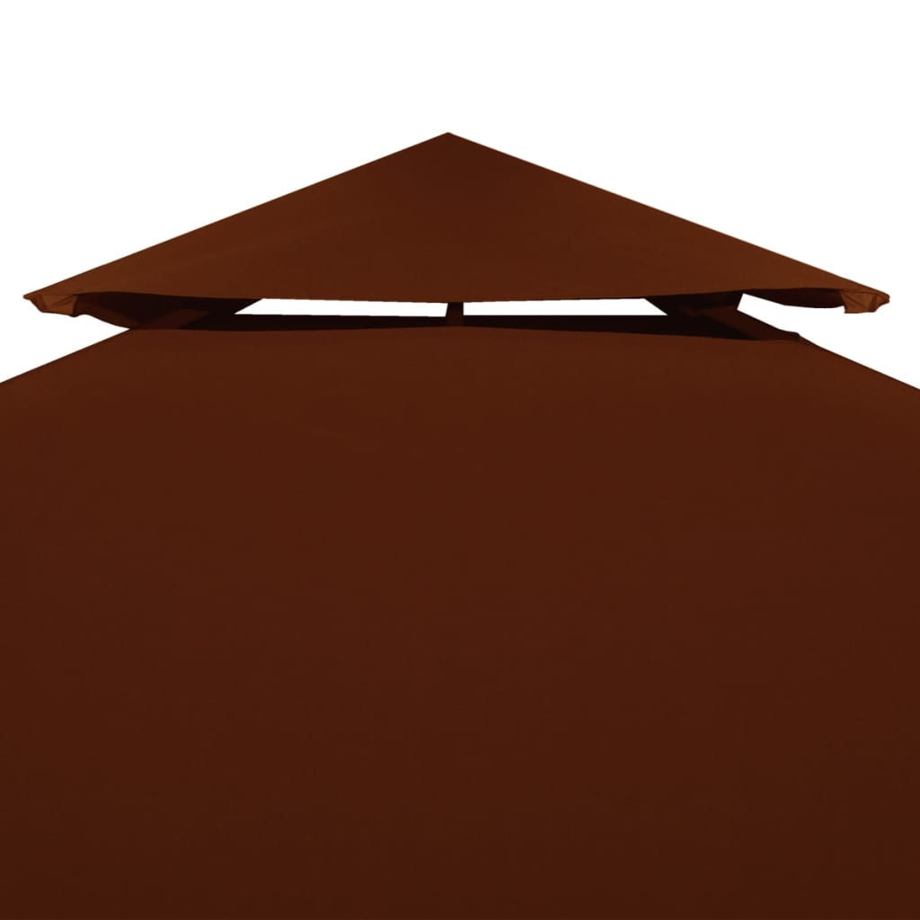 Prieeldak 2-Laags 310 G/M² Kleurig 3 x 3 m Terracotta