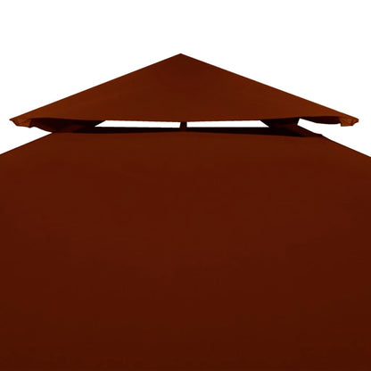 Prieeldak 2-Laags 310 G/M² Kleurig 3 x 3 m Terracotta
