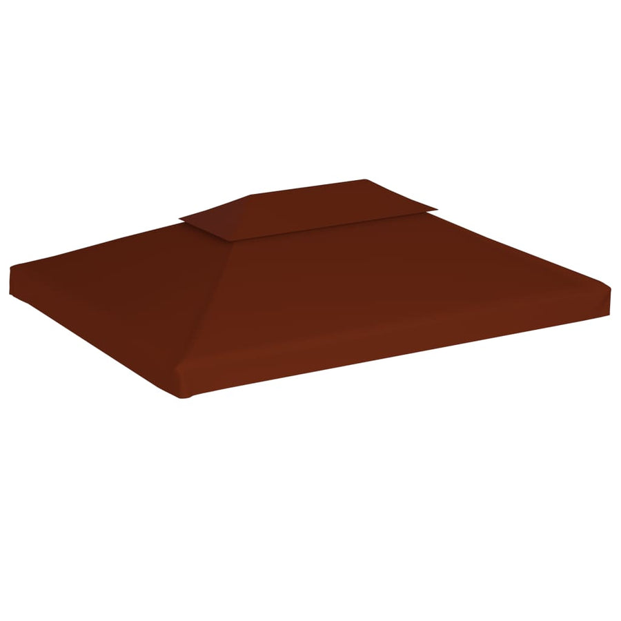 Prieeldak 2-Laags 310 G/M² Kleurig 4 x 3 m Terracotta