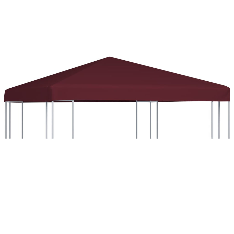 Prieeldak 310 G/M² Bordeaux 3 x 3 m Bordeauxrood