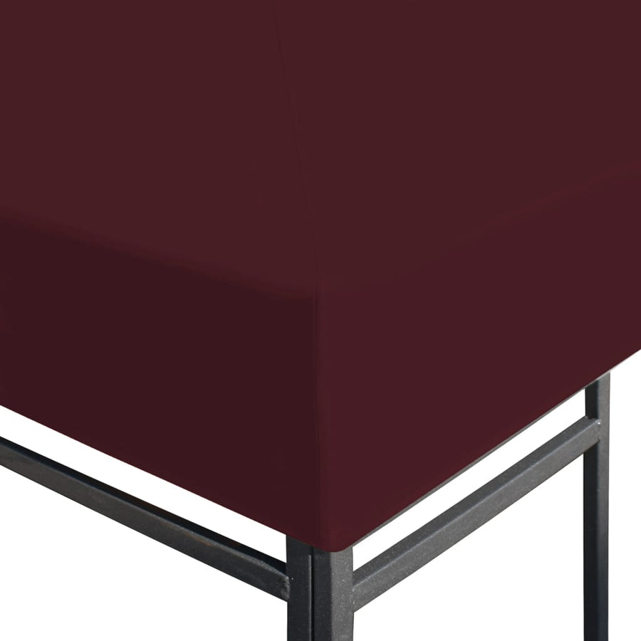 Prieeldak 310 G/M² Bordeaux 3 x 3 m Bordeauxrood