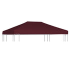 Gazebo roof 310 gsm 3x4 m burgundy