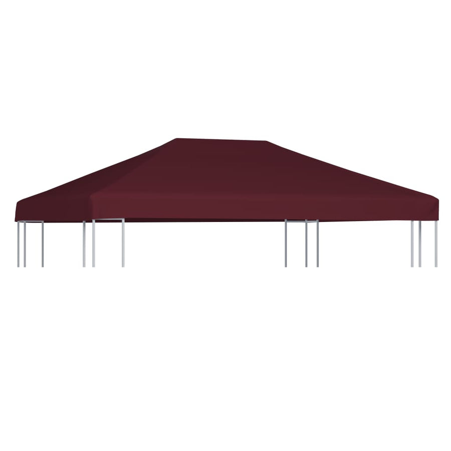 Prieeldak 310 G/M² Bordeaux 3 x 4 m Bordeauxrood