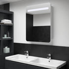 Bathroom cabinet with mirror and LED 60x11x80 cm