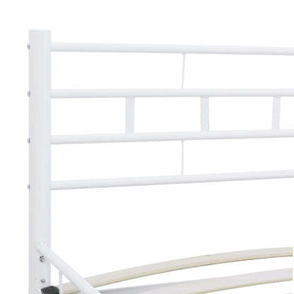 Bedframe Metaal 140 x 200 cm Wit