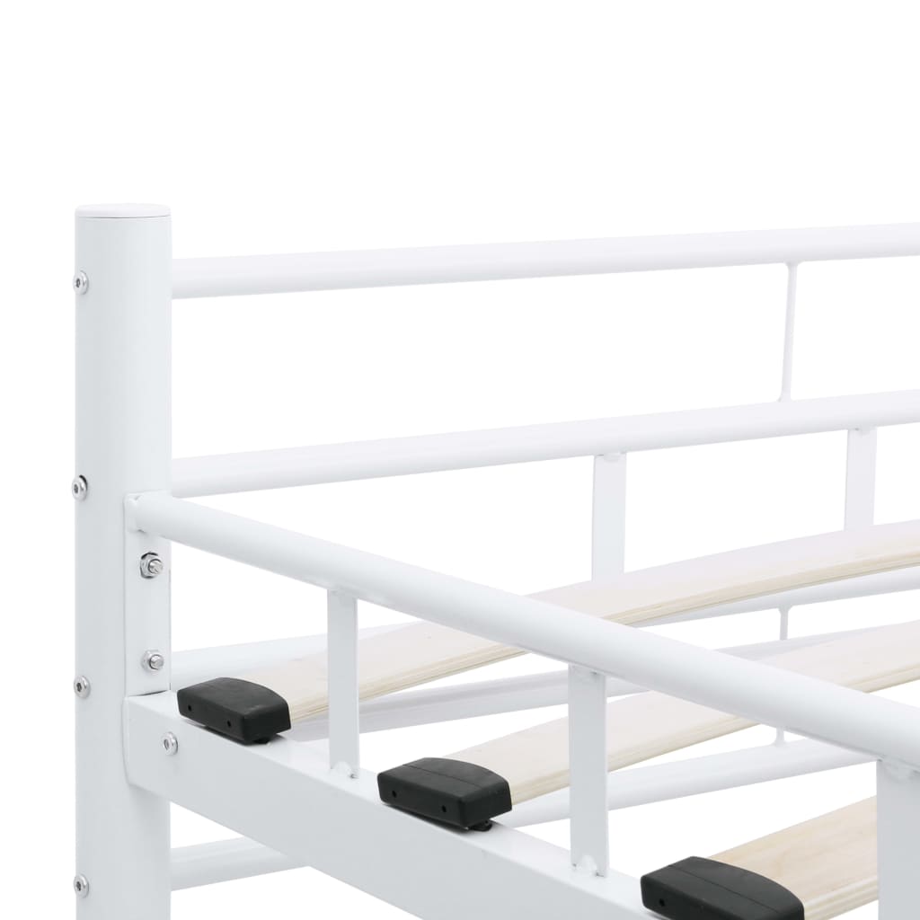 Bedframe Metaal 140 x 200 cm Wit