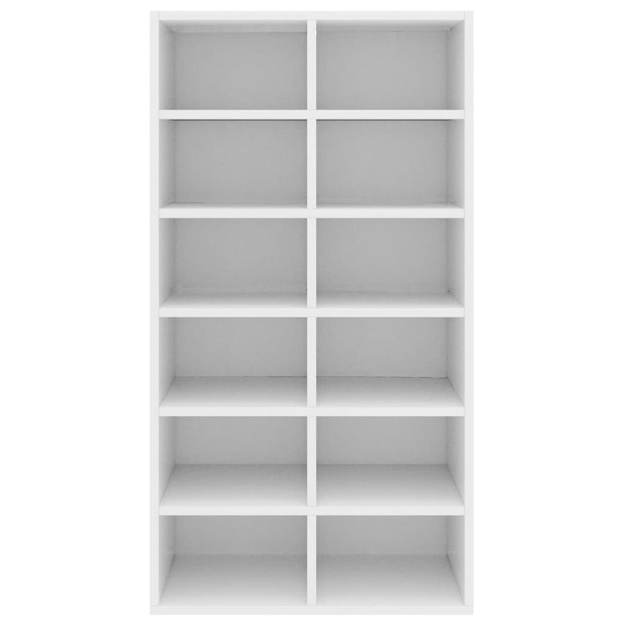 Schoenenrek 54X34X00,5 Cm Bewerkt Hout Wit