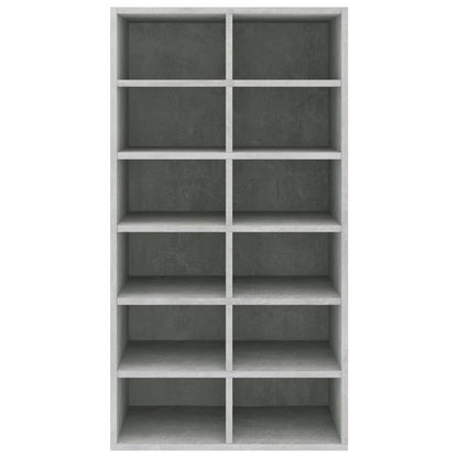 Schoenenrek 54X34X00,5 Cm Bewerkt Hout Betongrijs