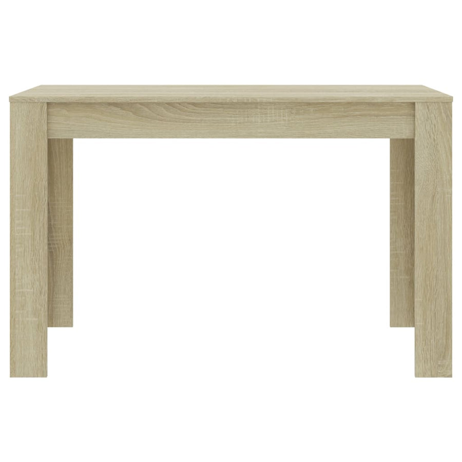 Eettafel 120x60x76 cm bewerkt hout sonoma eikenkleurig Sonoma eiken