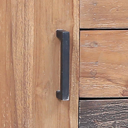 Bijzetkast 110X30X75 Cm Massief Teakhout