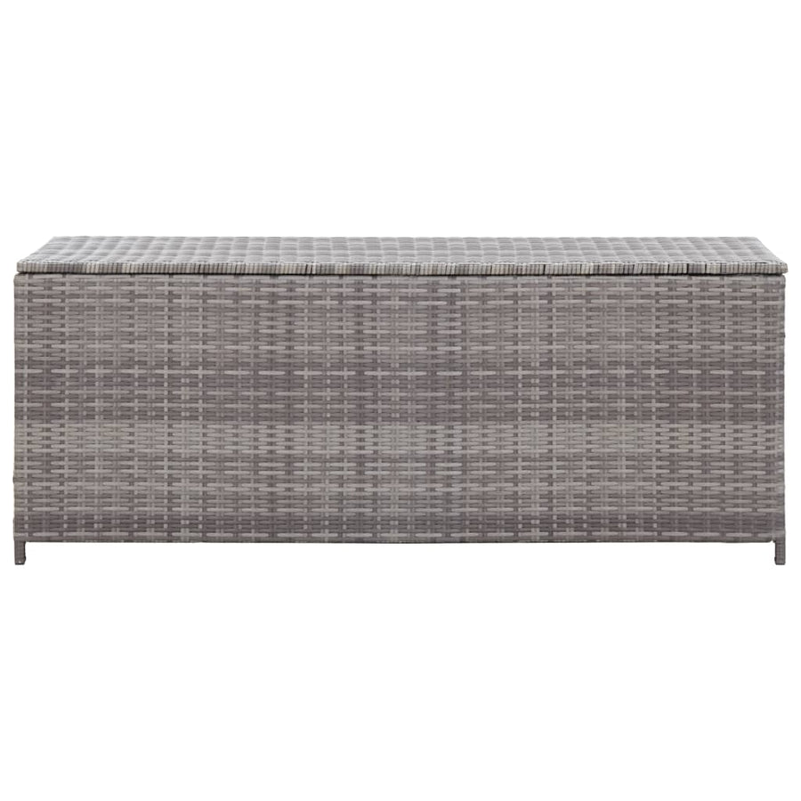 Tuinbox 120X50X60 Cm Poly Rattan Grijs