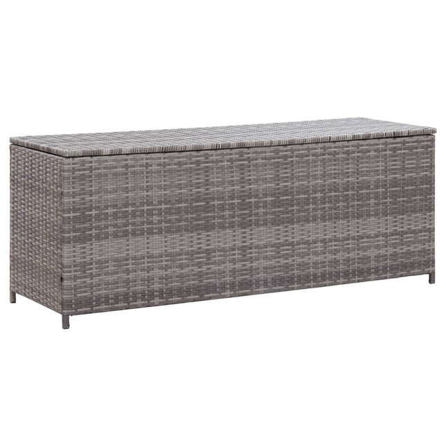 Tuinbox 150X50X60 Cm Poly Rattan Grijs