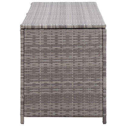Tuinbox 150X50X60 Cm Poly Rattan Grijs
