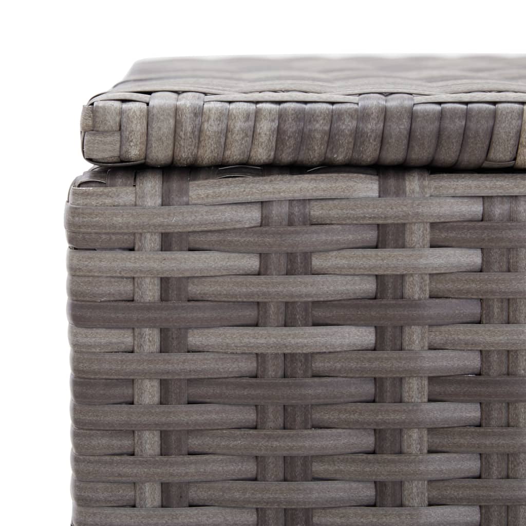 Tuinbox 150X50X60 Cm Poly Rattan Grijs