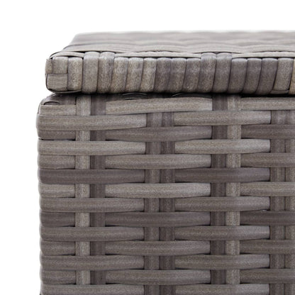 Tuinbox 150X50X60 Cm Poly Rattan Grijs