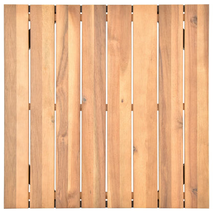 4-Delige Loungeset Met Kussens Massief Acaciahout