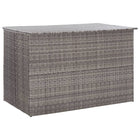 Tuinbox 150X100X100 Cm Poly Rattan Grijs