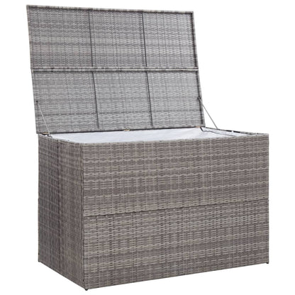 Tuinbox 150X100X100 Cm Poly Rattan Grijs