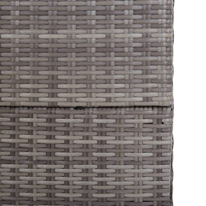 Tuinbox 150X100X100 Cm Poly Rattan Grijs