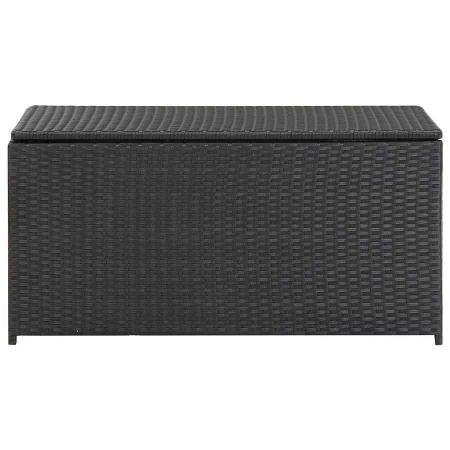 Tuinbox Poly Rattan 100 x 50 x 50 cm Zwart