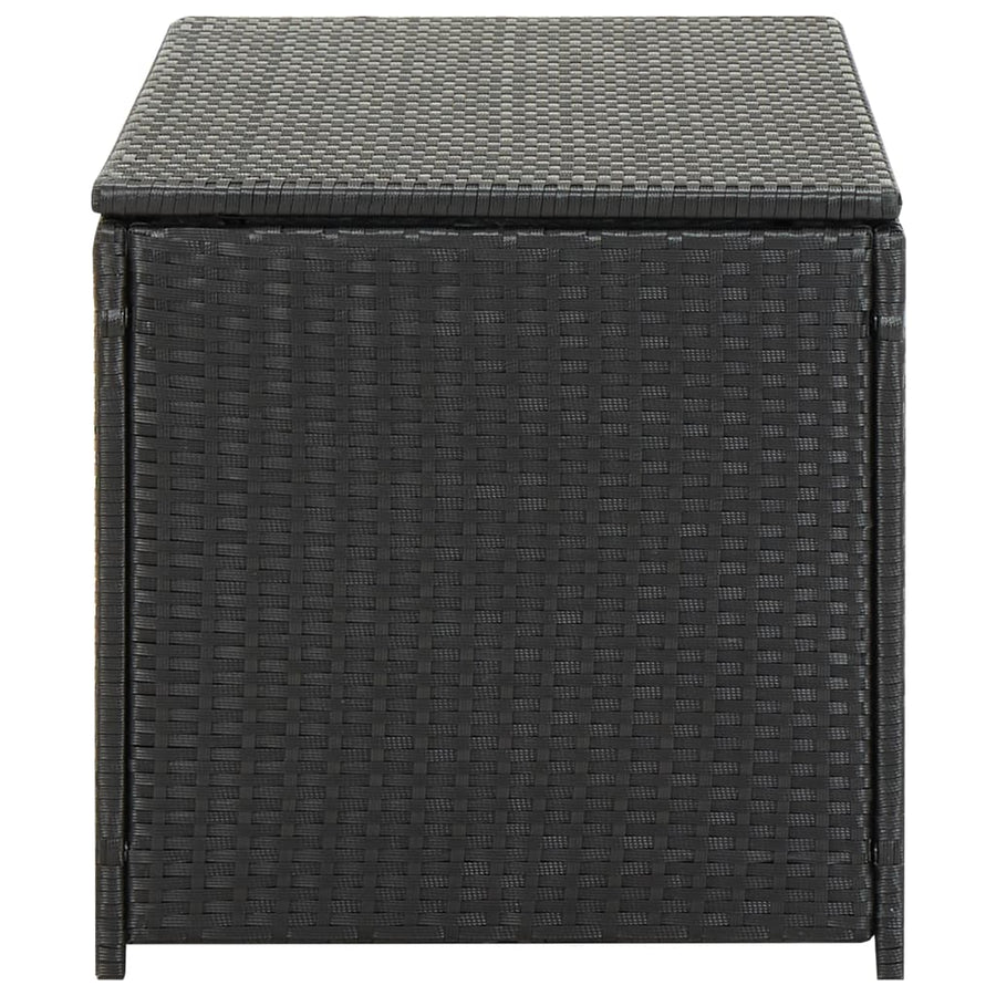 Tuinbox Poly Rattan 100 x 50 x 50 cm Zwart
