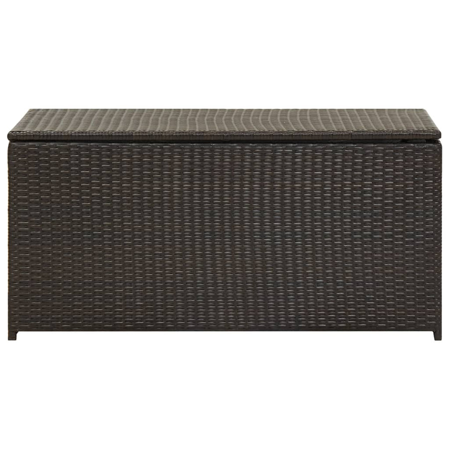 Tuinbox Poly Rattan 100 x 50 x 50 cm Bruin