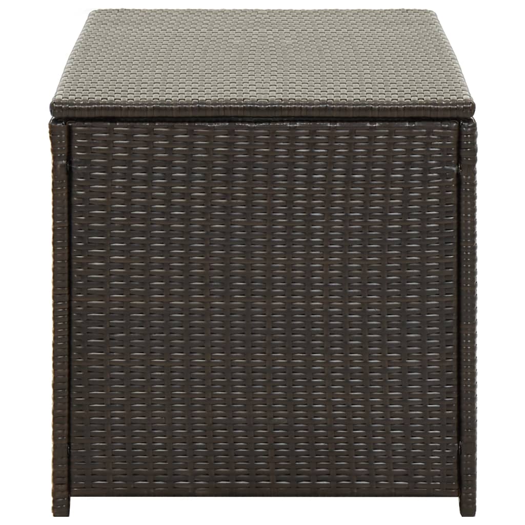 Tuinbox Poly Rattan 100 x 50 x 50 cm Bruin