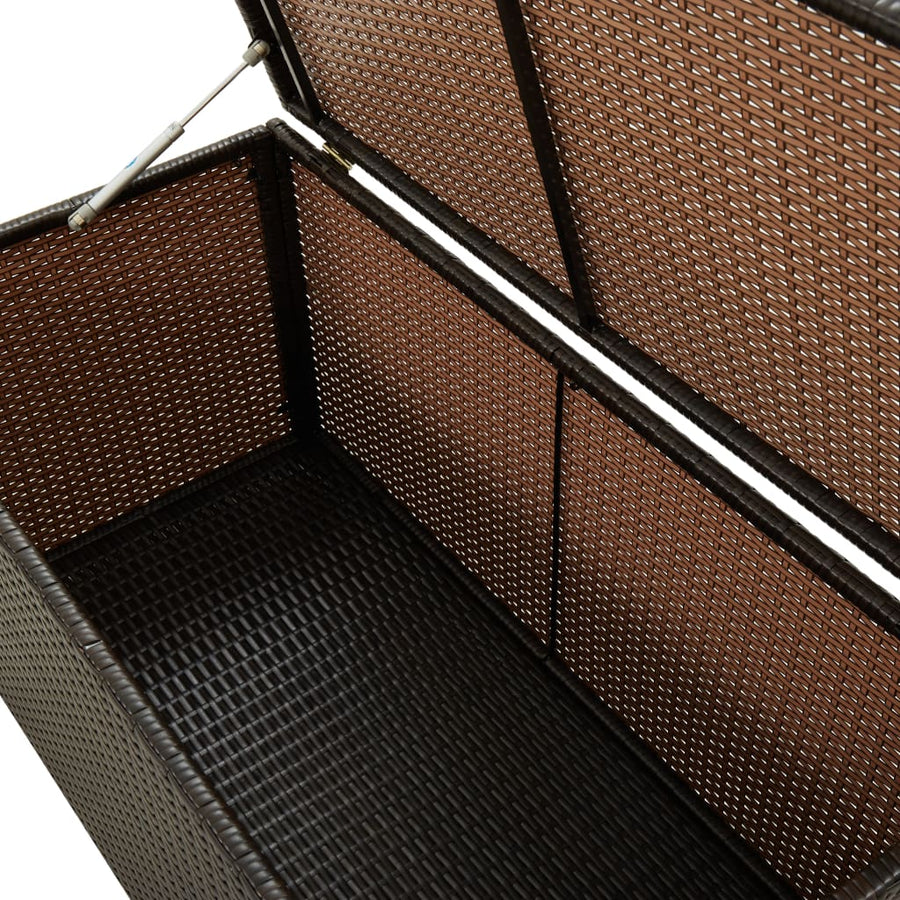 Tuinbox Poly Rattan 100 x 50 x 50 cm Bruin