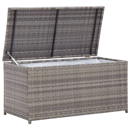 Tuinbox Poly Rattan 100 x 50 x 50 cm Grijs