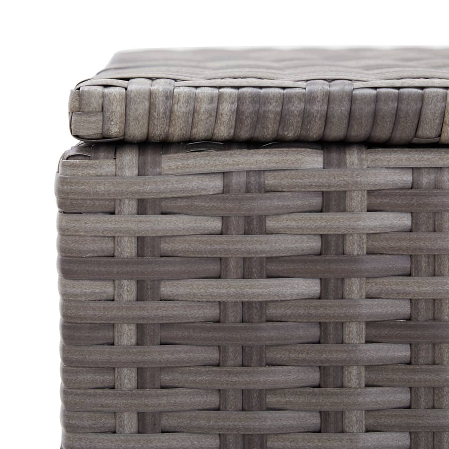 Tuinbox Poly Rattan 100 x 50 x 50 cm Grijs