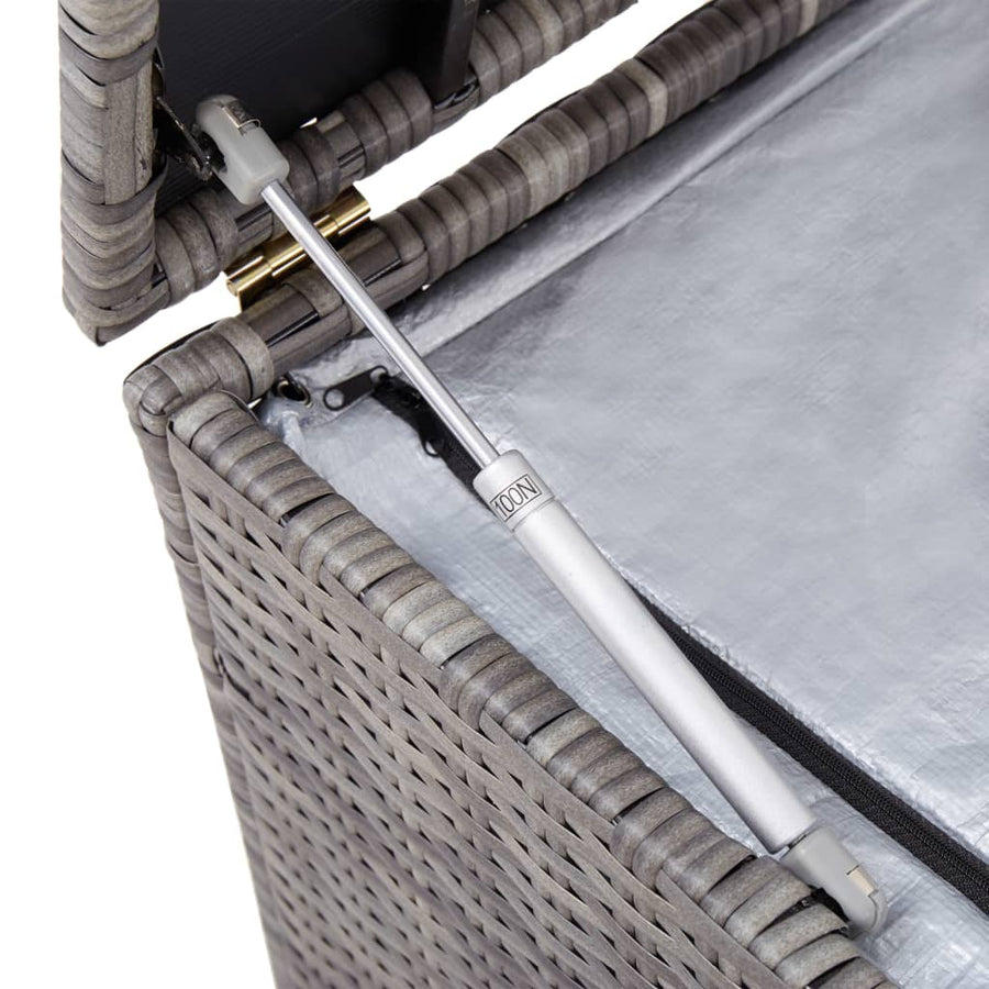 Tuinbox Poly Rattan 100 x 50 x 50 cm Grijs