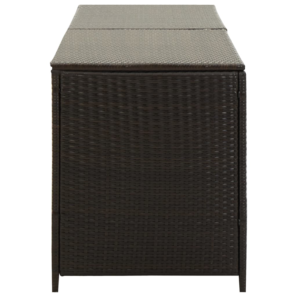 Tuinbox Poly Rattan 200 x 50 x 60 cm Bruin
