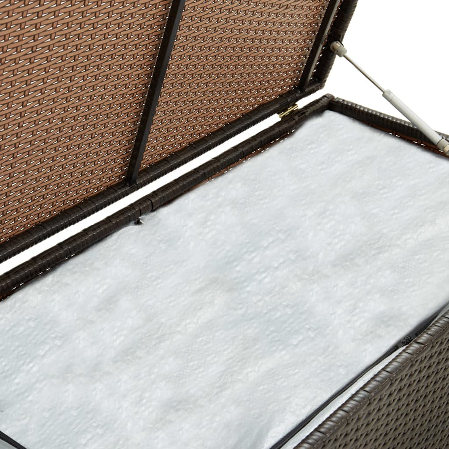 Tuinbox Poly Rattan 200 x 50 x 60 cm Bruin