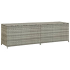 Tuinbox Poly Rattan 200 x 50 x 60 cm Grijs