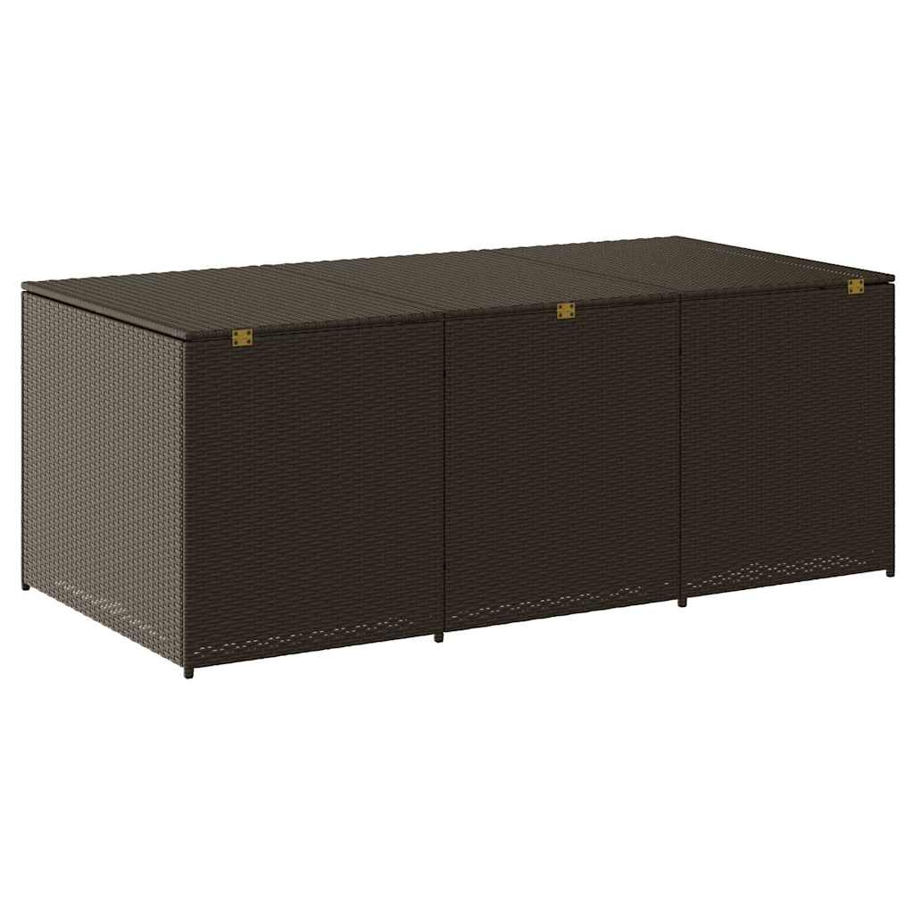 Tuinbox Poly Rattan 180 x 90 x 70 cm Bruin