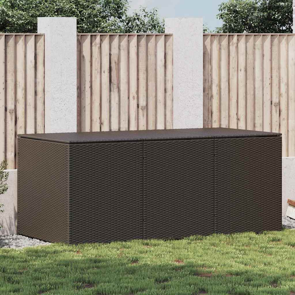 Tuinbox Poly Rattan 180 x 90 x 70 cm Bruin