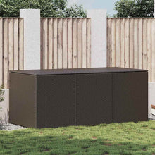 Tuinbox Poly Rattan 180 x 90 x 70 cm Bruin