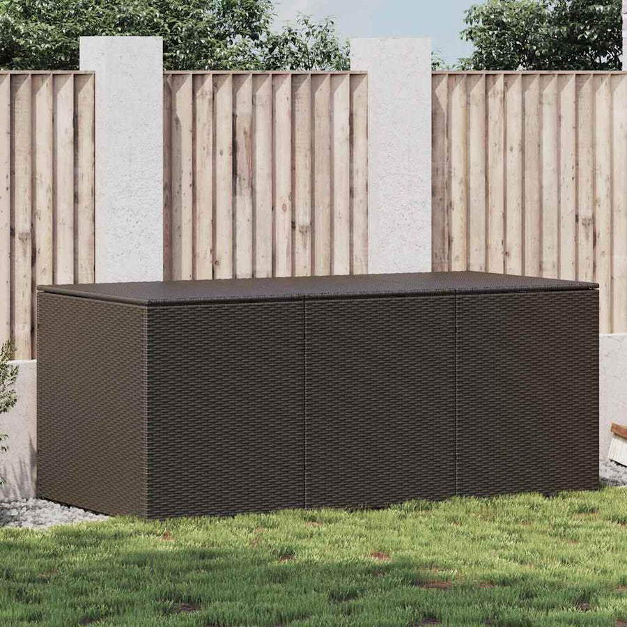Tuinbox Poly Rattan 180 x 90 x 70 cm Bruin
